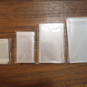Polypropylene Cello Bags for Small Items, Packs of 100, 1.5"x2", 2"x3", 3"x4", 3"x5", 2"x10"