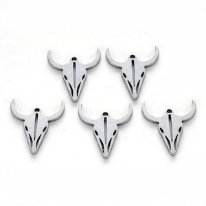 10pcs 20*15mm Cartoon Milk Cow Charms for Jewelry Making Resin Animal Bull  Charms for