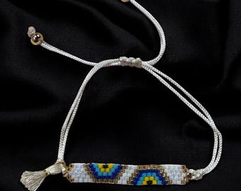 Pulsera minimalista de cuentas Miyuki: delicada joyería hecha a mano