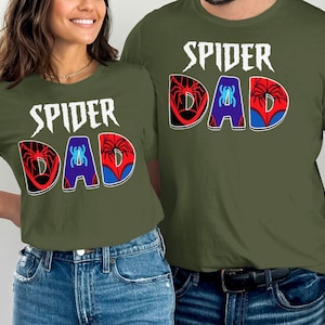 スパイダーパパTシャツ、父の日ギフト、スーパーヒーローパパTシャツ、ユニークなお父さんへのプレゼント、スパイダーマン風Tシャツ