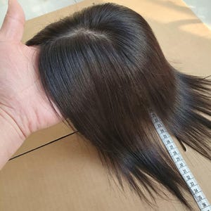 Pelucas que se pueden personalizar en varios estilos, pelucas hechas de cabello humano, pelucas de mujer que cubren la costura del cabello en la parte superior de la cabeza.