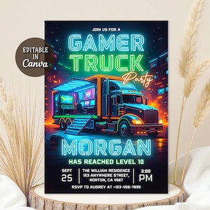 video truck invite,video gamer truck,game truck boy,boy game truck,game truck invite,video game party,neon game truck,video truck party,video game invite,gamer truck invite,gamer truck party,game invitation,Gaming Birthday,Gamer Truck Birthday,Video Game Birthday,Gamer Invitation,Gaming Bus Birthday,Gaming Invitation,Editable Template,Birthday Invitation,Editable Invitation