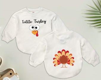 Turkey Bubble Romper, Thanksgiving Baby Gift, Gobble Turkey Baby Outfit, Gobble Turkey Baby Shower, 1st thanksgiving Baby Clothes