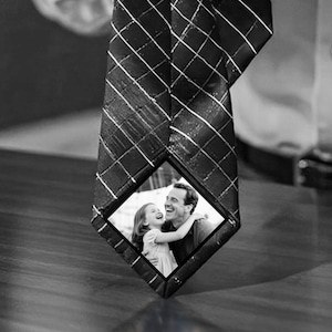 Personalised Photo Patch for Ties,Custom Photo Tie Patch for Wedding,Wedding Gifts for Dad,Father of the Bride,Father of the Groom