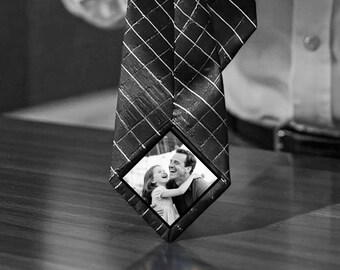 Personalised Photo Patch for Ties,Custom Photo Tie Patch for Wedding,Wedding Gifts for Dad,Father of the Bride,Father of the Groom