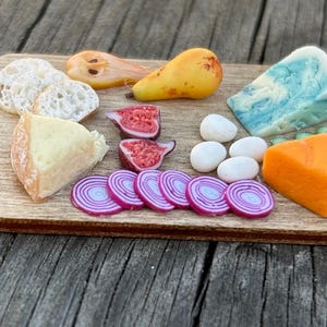 Käsebrett Obst Käsebrett 1/12 Puppenhaus Maßstab 1:12