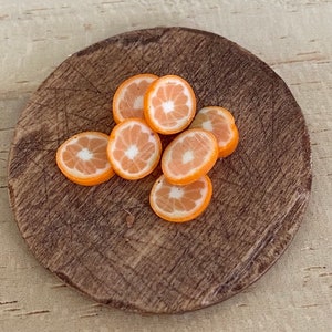 Knusprige Miniatur Orangenscheiben 1:12
