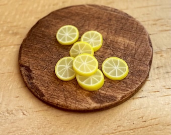 Dollhouse lemon slices 1/12 scale