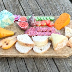 Käsebrett Obst Käsebrett 1/12 Puppenhaus Maßstab 1:12