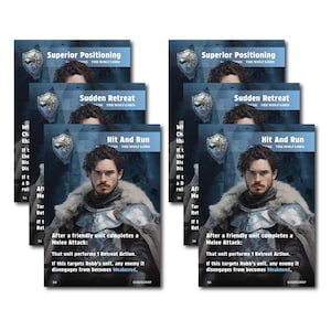 ASOIAF Custom Full Art Cards - Stark - Robb Commander Cards (PDF ready for print)