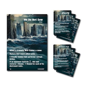 ASOIAF Custom Full Art Cards - Greyjoy - Base Deck Tactics Cards (PDFs zum Druck bereit)