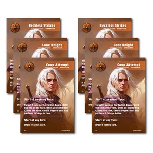 Cartas personalizadas de arte completa da ASOIAF - Martell - Cartas do Comandante Darkstar (PDF pronto para impressão)