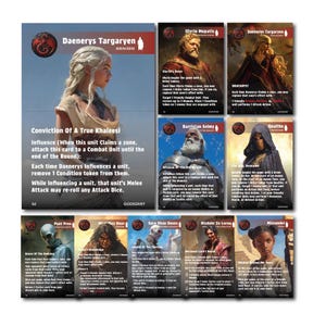 ASOIAF Custom Full Art Cards - Targaryen - NCUs (PDF ready for print)