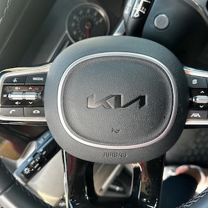2023-2025 Kia Steering Wheel Logo Overlay
