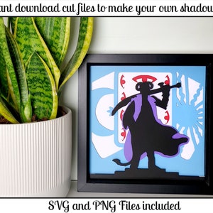 Mollymauk - Critical Role - SVG and PNG cut files for shadow box