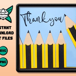 Merci Professeur - SVG et PNG fichiers coupés pour shadow box
