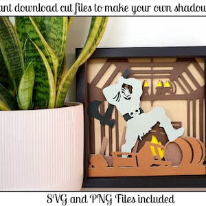 Grog - Critical Role - shadow box SVG and PNG cut files