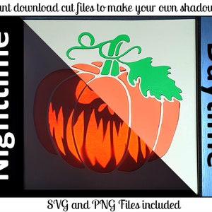 Magic Pumpkin - pliki SVG i PNG do wycięcia w polu cienia