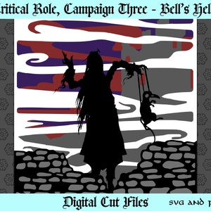 Laudna - Kritisk roll - SVG- och PNG-klippfiler för skuggbox