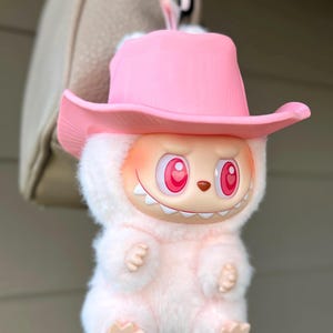 Labubu Cowboy Hat 3D Printed Doll Accessory