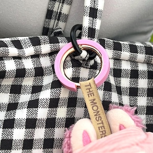 Labubu Keyring Protector 3D Printed Security Ring Saver For Labubu Or Popmart Keyrings