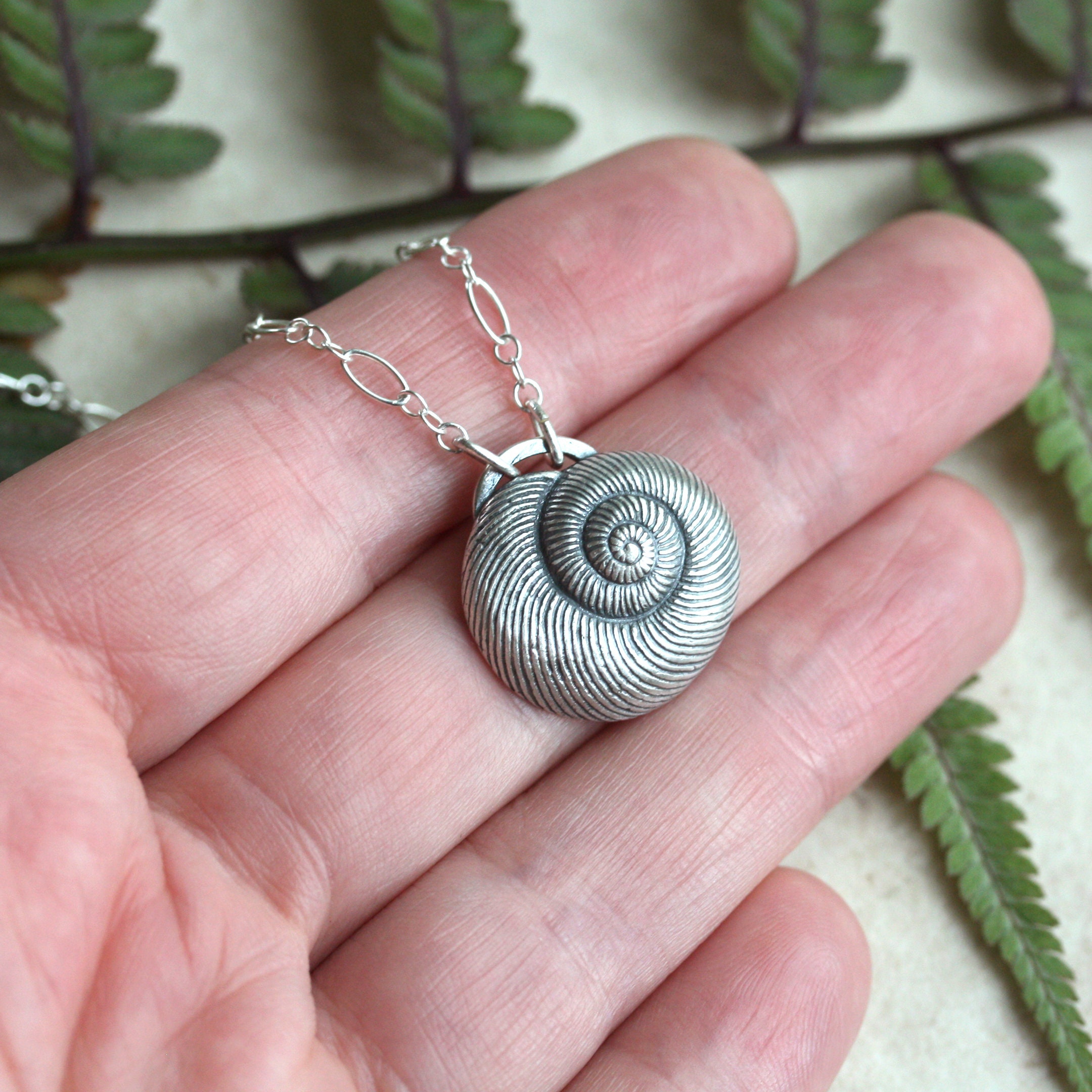 Turret Shell Pendant — Elly Harvey Silver