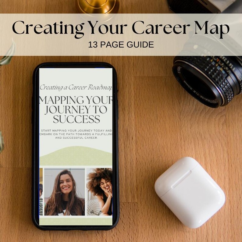 Career Roadmap Guide - Printable Career Planning Workbook for Goal ...