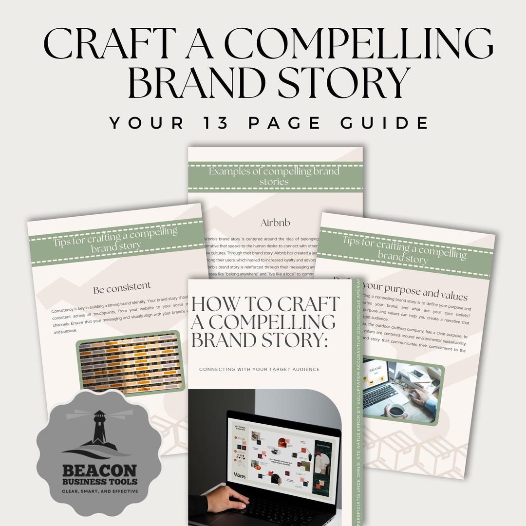 Story Brand Mini Guide.pdf Printable Brand Storytelling Guide for Small Businesses - Connect With ...
