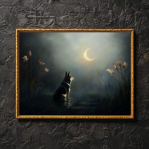 Opera d'arte con Husky siberiano <3 // Decorazione murale commemorativa con Husky siberiano, regalo per mamma Husky siberiano, regalo di compleanno personalizzato con Husky siberiano