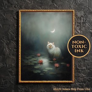 Väggkonst med Flame Point Ragdoll-motiv <3 Flame Point Ragdoll med blå ögon, minneskonstverk med krämfärgad Ragdoll-katt, present till röd Ragdoll för pappa