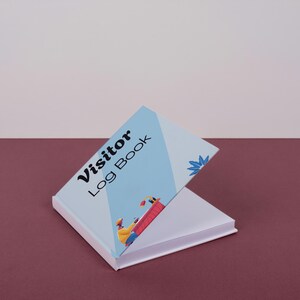 Sign In Register Book Visitor Log Book | Guest Sign-in Register for Office, School, Clinic ...