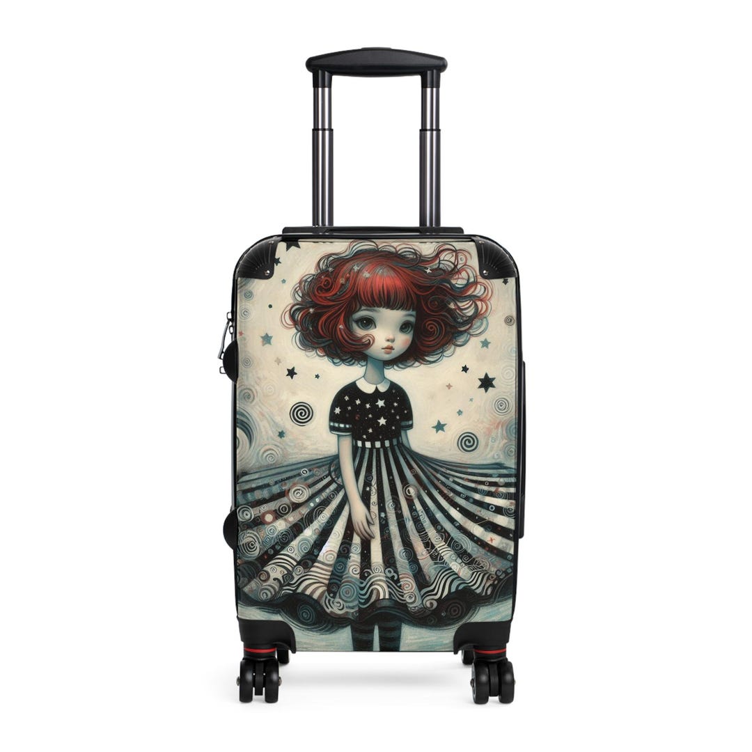 Colorful Abstract Art Suitcase - Stylish Travel Luggage for Creative Souls main image 1