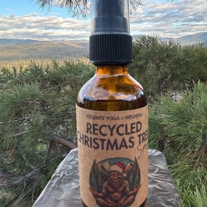 Spray per alberi di Natale riciclato