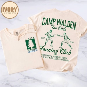 Comfort Colors The Parent Trap Shirt, The Parent Trap Camp Walden Fencing Club Shirt, Hallie Annie Parker Birthday Gift Camp Walden Vacation