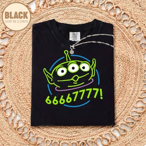 Disneyland Toy Story Alien Oooooh 67 Shirt, Funny Meme Six Seven Disneyland Tee, Toy Story Characters Shirt, Disneyland Movies Comfort Shirt afbeelding 1