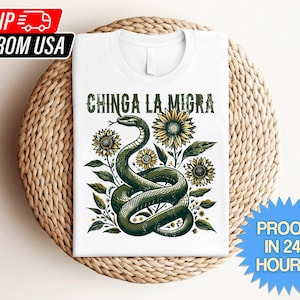 Chinga La Migra Anti Trump Shirt, Chinga Tu MAGA Shirt, Mexican Anti Trump Shirt, Immigration Rights Shirt, MAGA Immigration Shirt