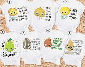 Disfraz de profesor, disfraz de libro, disfraz de pareja, disfraz de Halloween grupal, día de los personajes, Halloween del profesor, camiseta del grupo de comida, amigos de la comida, The Good Egg