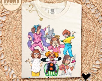 Comfort Colors Junie B Jones Children's Book T-Shirt, Kindergarten Teacher Tee, Teacher Life, Reading Book Lovers, Back To School Shirt