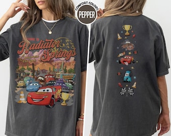 Radiator Springs Comfort Shirt, Lightning McQueen Disney Tee, Pixar Cars Family Shirt, DisneyVacation T-Shirt, Cars Movie Shirt