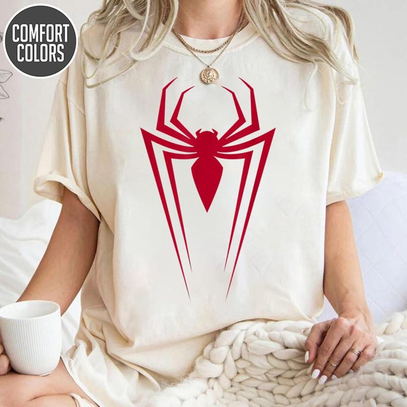Vintage Spider-Man Comic Shirt, Retro Mcu Graphic Tee, PeterParker T-Shirt, Classic Superhero Shirt, Spiderman Gift for Him image 4