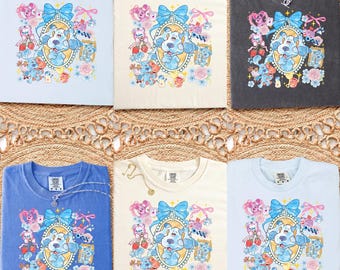 Comfort Colors Coquette Bow Blues Clues Shirt, Blue Dog Birthday Boy, Blues Clues Birthday Girl Tee, Dog Lovers Family Coquette Bow Tee