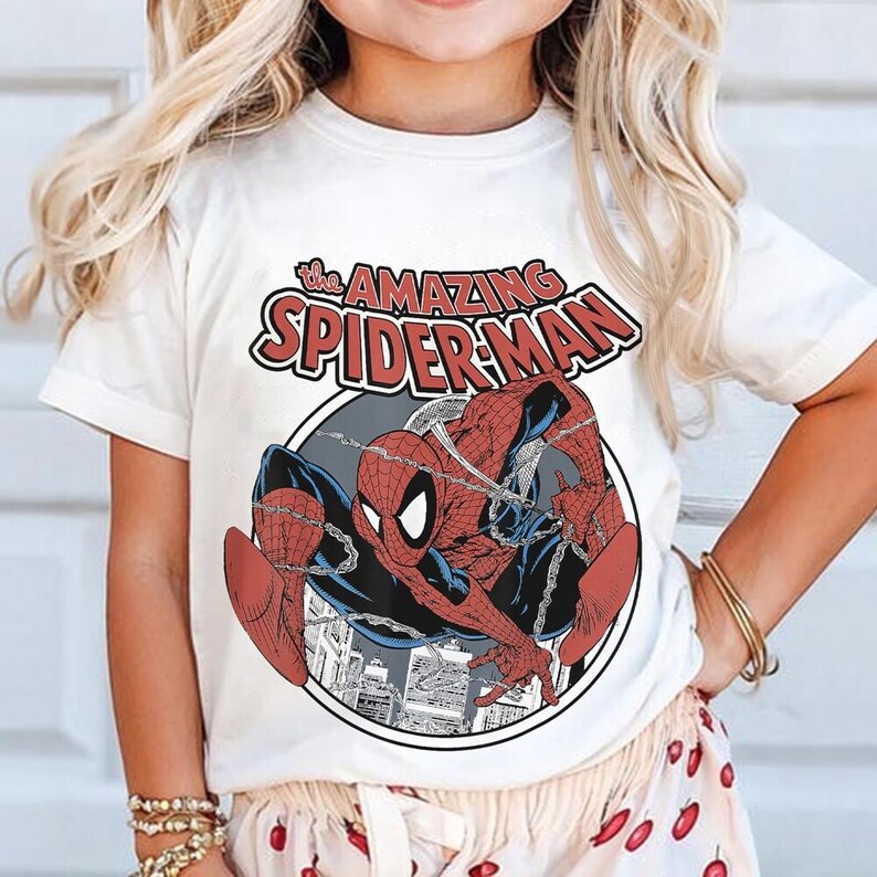Camiseta de Spider-Man de la colección Brand New Day: Camiseta de Spiderman de los Vengadores del MCU, camiseta Brand New Day, camiseta de Spider-man del MCU, camiseta de Spidey de Tom Holland imagen 2