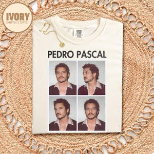 Comfort Colors Pedro Pascal Photo Shirt, Vintage Pedro Pascal Daddy Tee, Pedro Pascal 90s Merch Tee, Gift For Women And Man Unisex TShirt