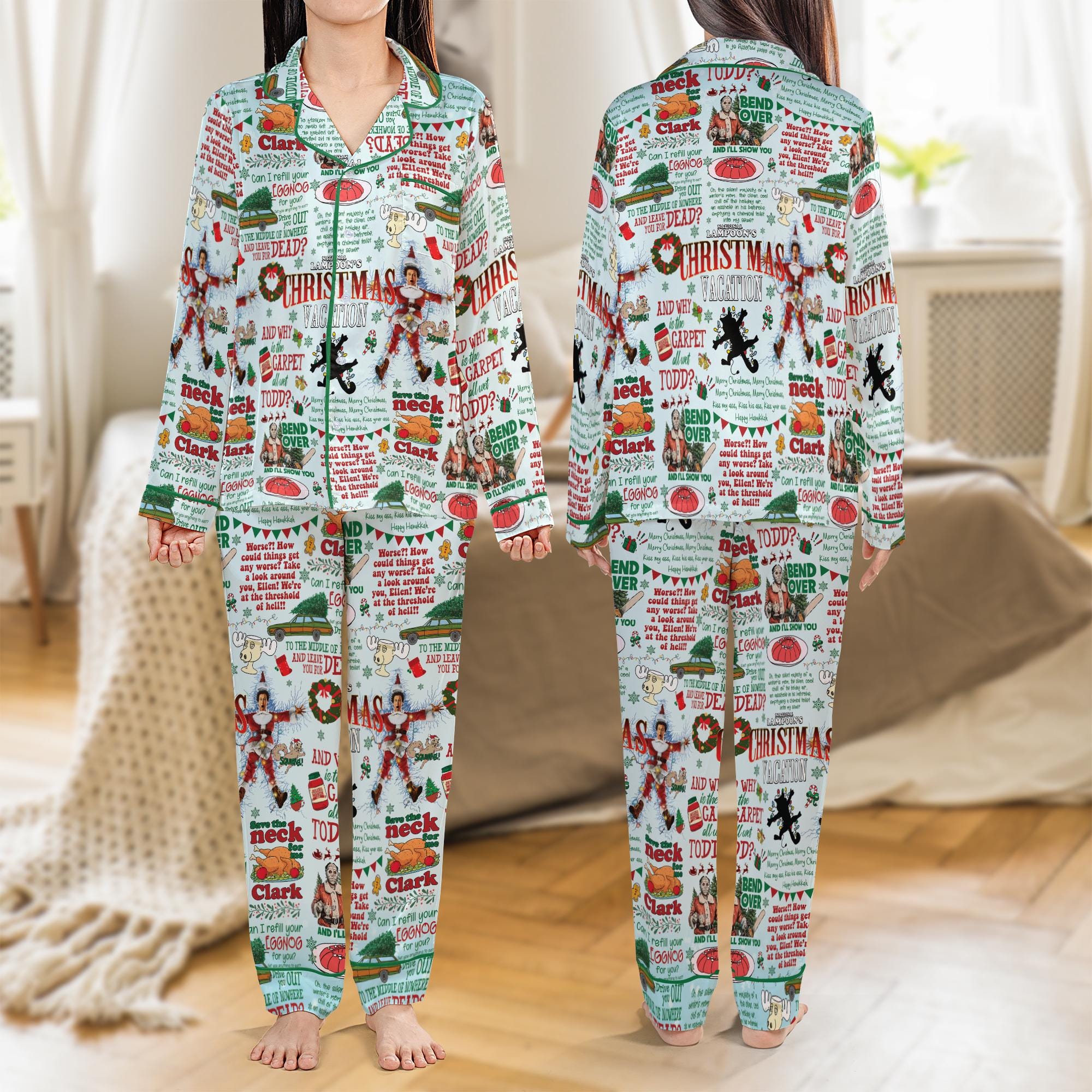 Discover National's Lampoon Christmas Vacation Clark Griswold Pajamas, Funny Holiday Party
