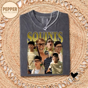 Comfort Colors The Sandlot Baseball Legend Squints Shirt, Squints Homage Shirt, Baseball Squad Crew Bootleg Tee, Funny Michael Squints Tee