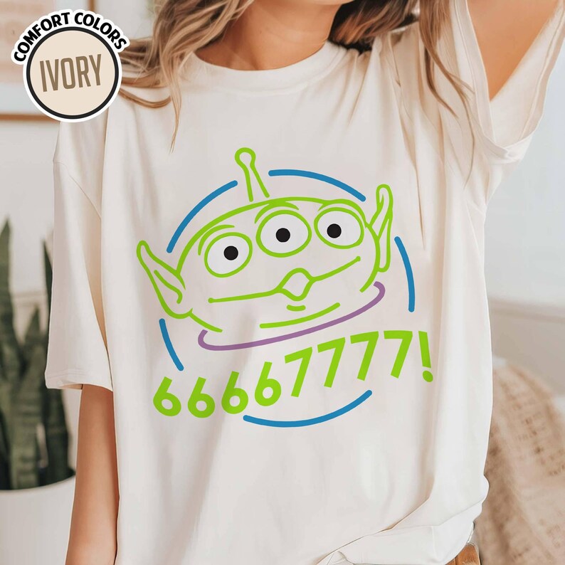 Disneyland Toy Story Alien Oooooh 67 Shirt, Funny Meme Six Seven Disneyland Tee, Toy Story Characters Shirt, Disneyland Movies Comfort Shirt afbeelding 5
