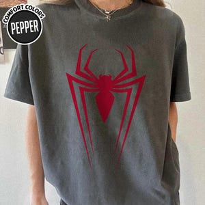Vintage Spider-Man Comic Shirt, Retro Mcu Graphic Tee, PeterParker T-Shirt, Classic Superhero Shirt, Spiderman Gift for Him image 6