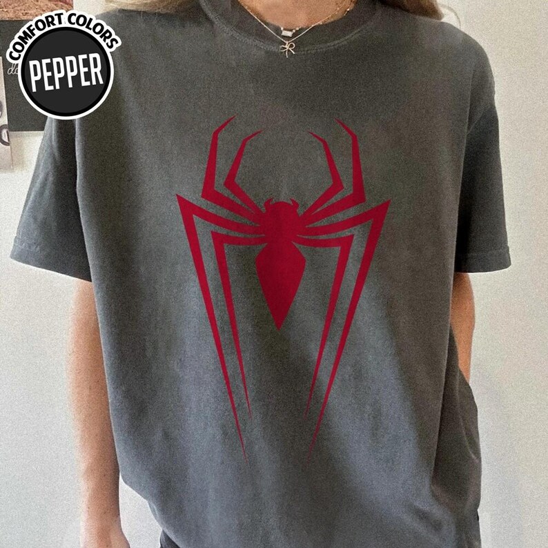Vintage Spider-Man Comic Shirt, Retro Mcu Graphic Tee, PeterParker T-Shirt, Classic Superhero Shirt, Spiderman Gift for Him image 6