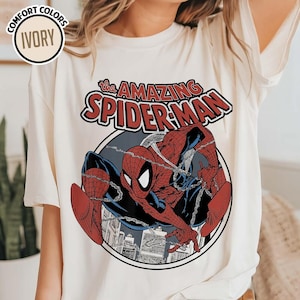 Camiseta de Spider-Man de la colección Brand New Day: Camiseta de Spiderman de los Vengadores del MCU, camiseta Brand New Day, camiseta de Spider-man del MCU, camiseta de Spidey de Tom Holland imagen 1