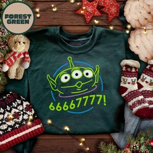 Disneyland Toy Story Alien Oooooh 67 Shirt, Funny Meme Six Seven Disneyland Tee, Toy Story Characters Shirt, Disneyland Movies Comfort Shirt afbeelding 3